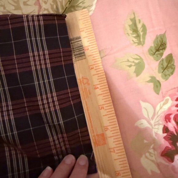 VTG Style & Co. Collection Womens Plaid 100% Silk lined trouser Pants14 Holiday - Picture 8 of 11